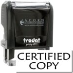 Self-Inking Certified Copy Stamp
