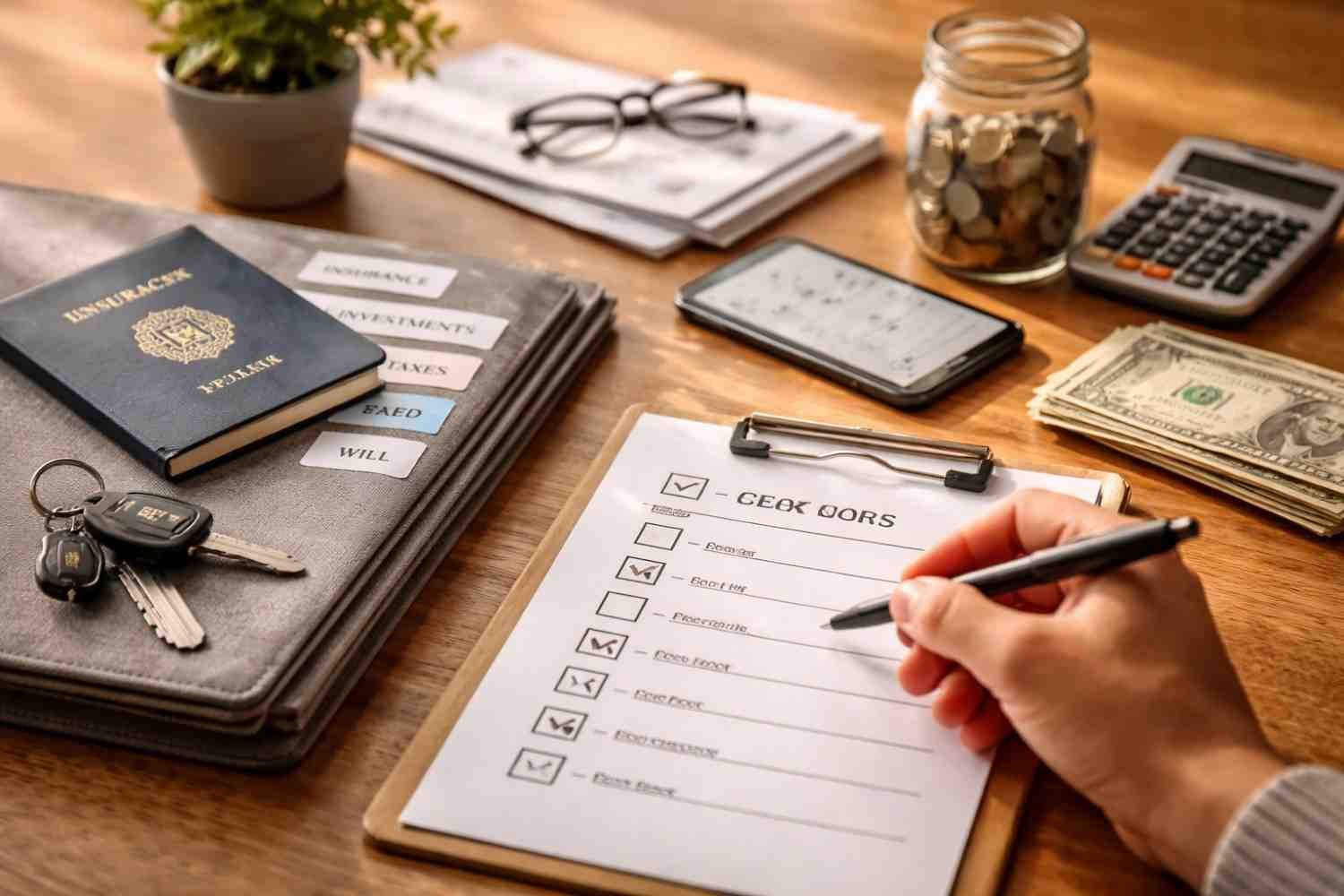 Essential Documents And Finances Checklist
